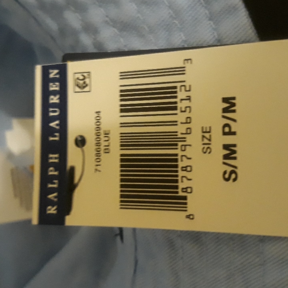 NWT Polo Ralph Lauren Beach Polo Spell-out Bucket Hat - Blue - Picture 12 of 12